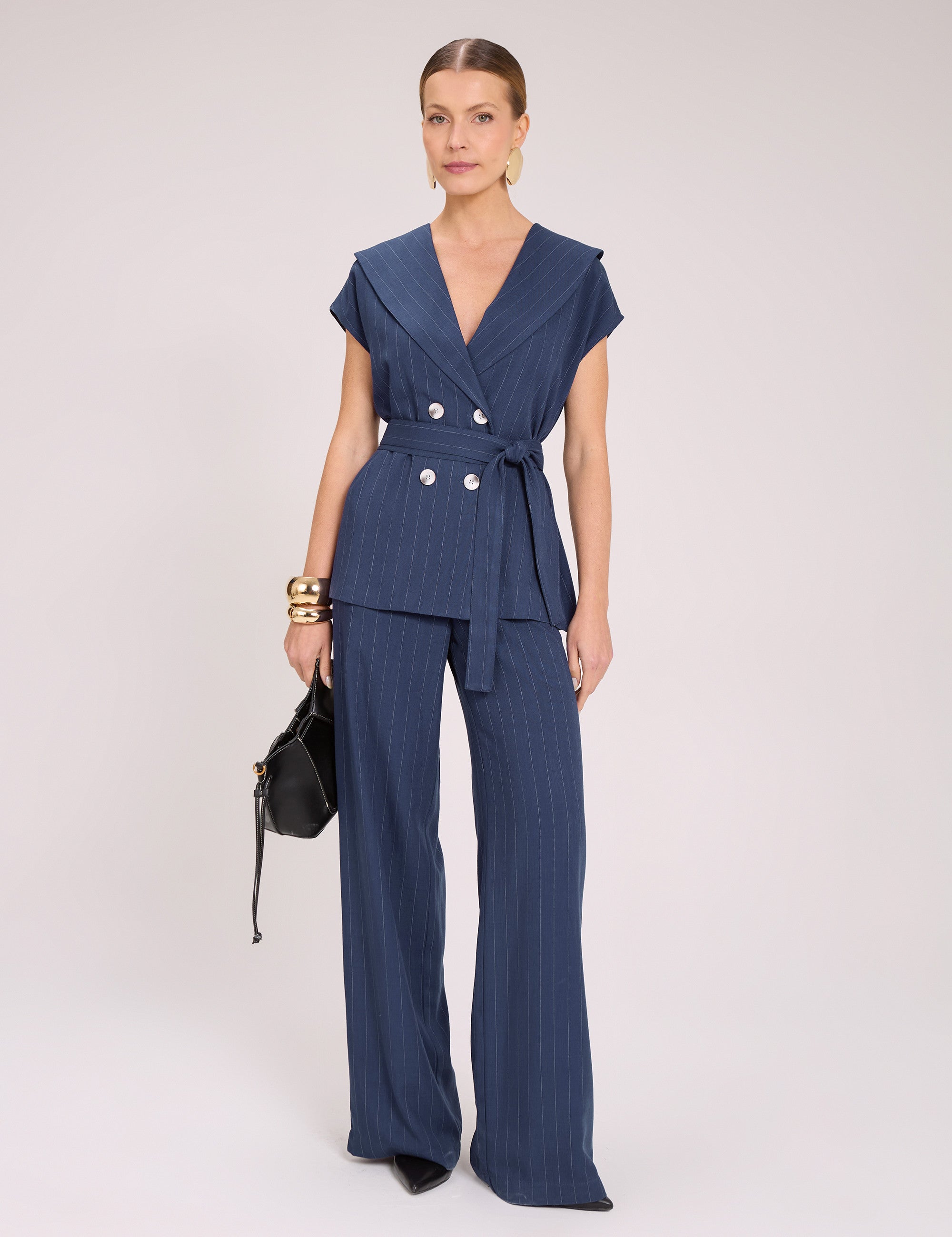 UC Livia Chalk lines Navy Set
