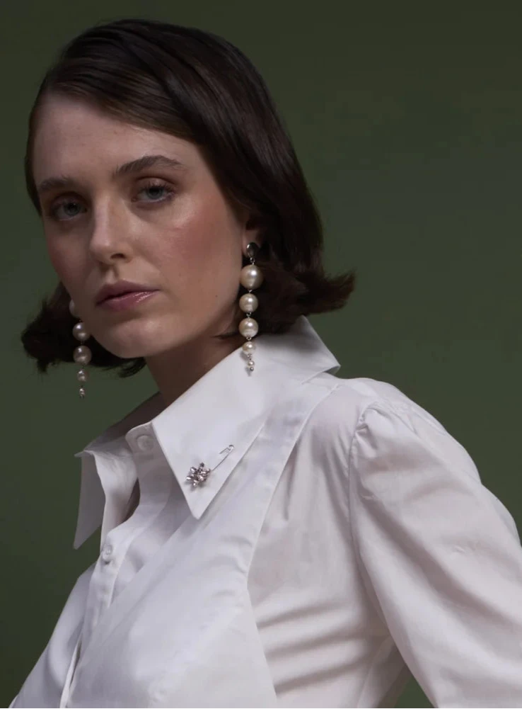 STRSS White Modern Shirt