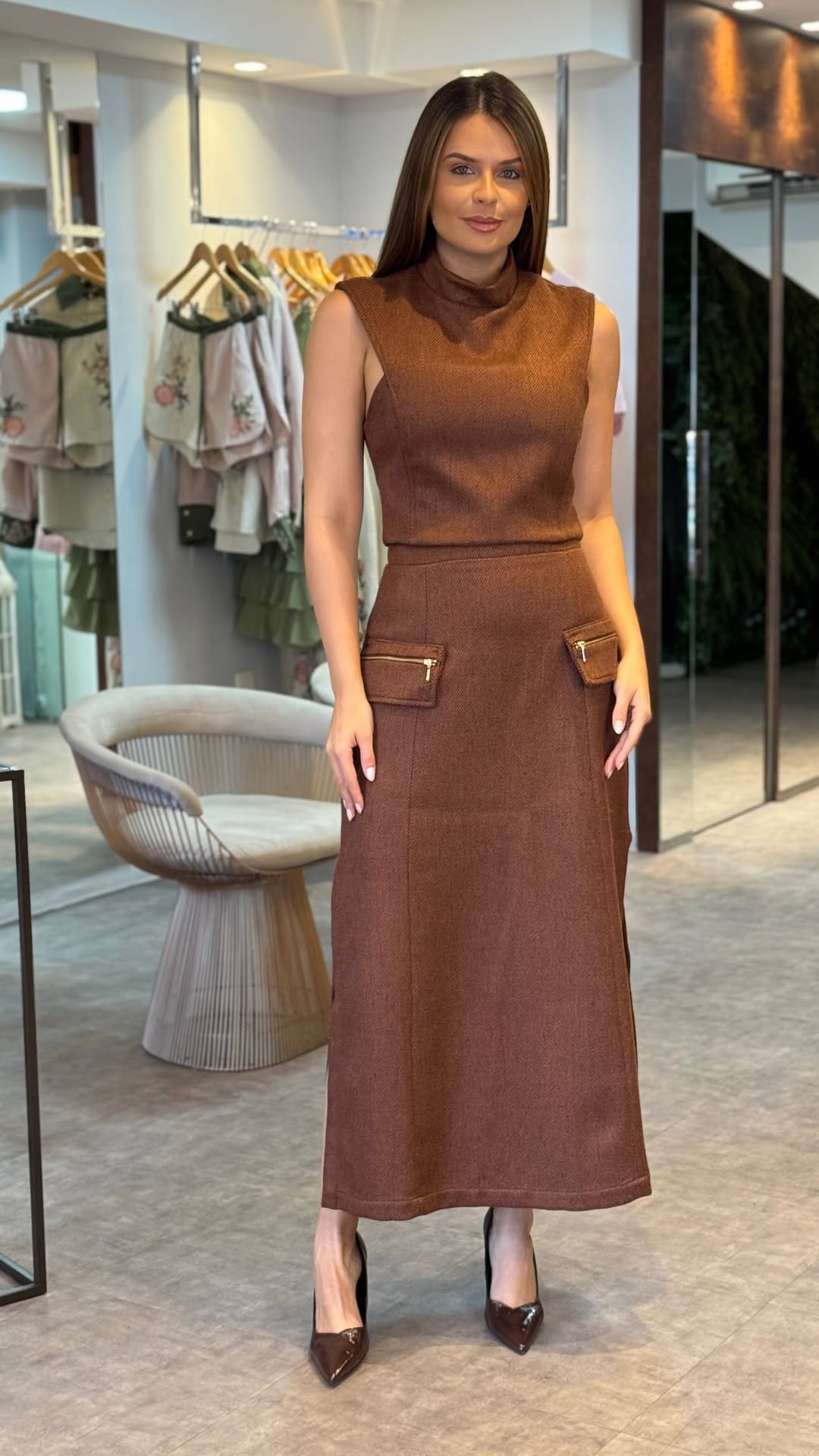 ANF Tailored Brown Set