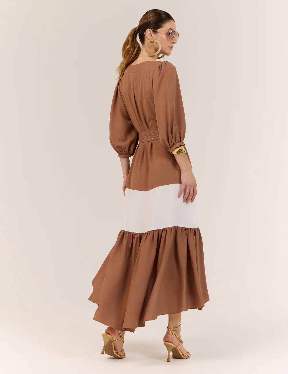 STRSS Autumn Brown Midi Dress