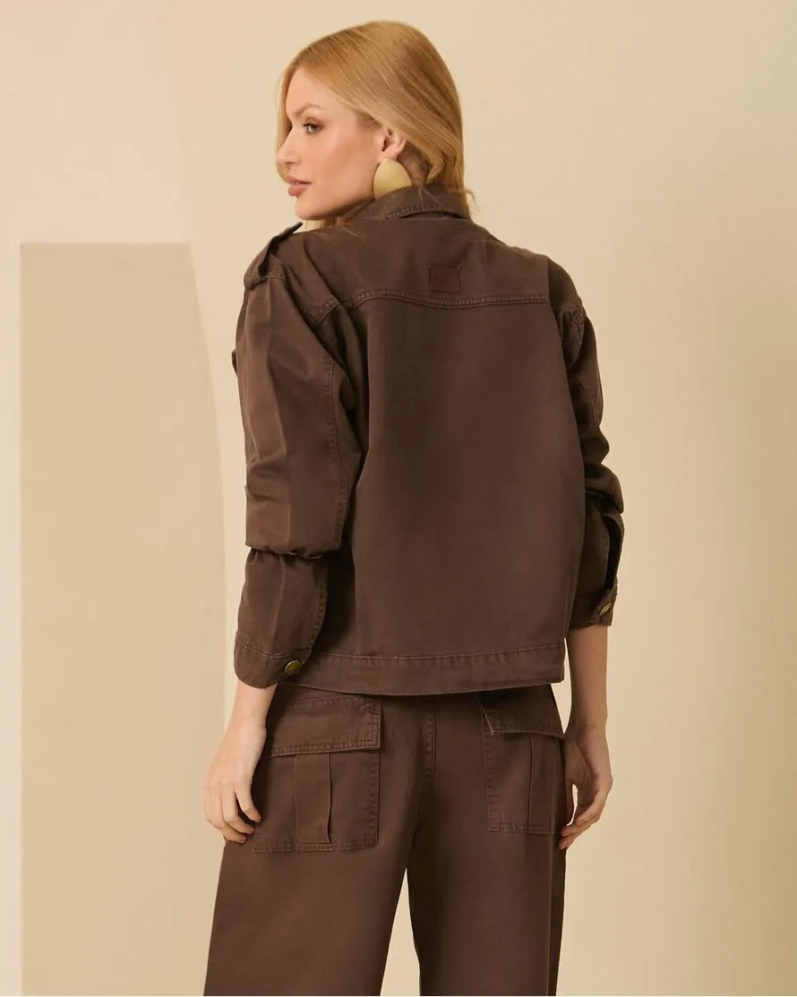 ANF Birken Sarja Brown Jacket