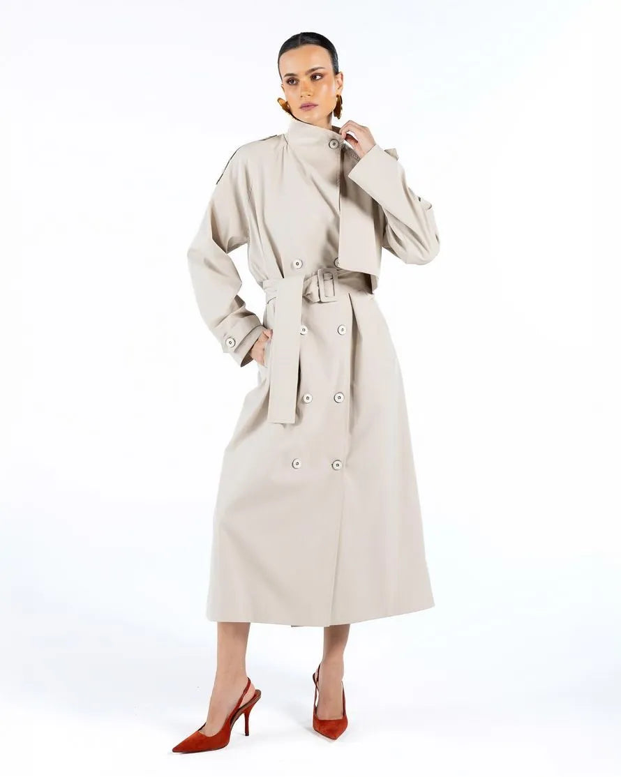 ANF Beige Trench Coat