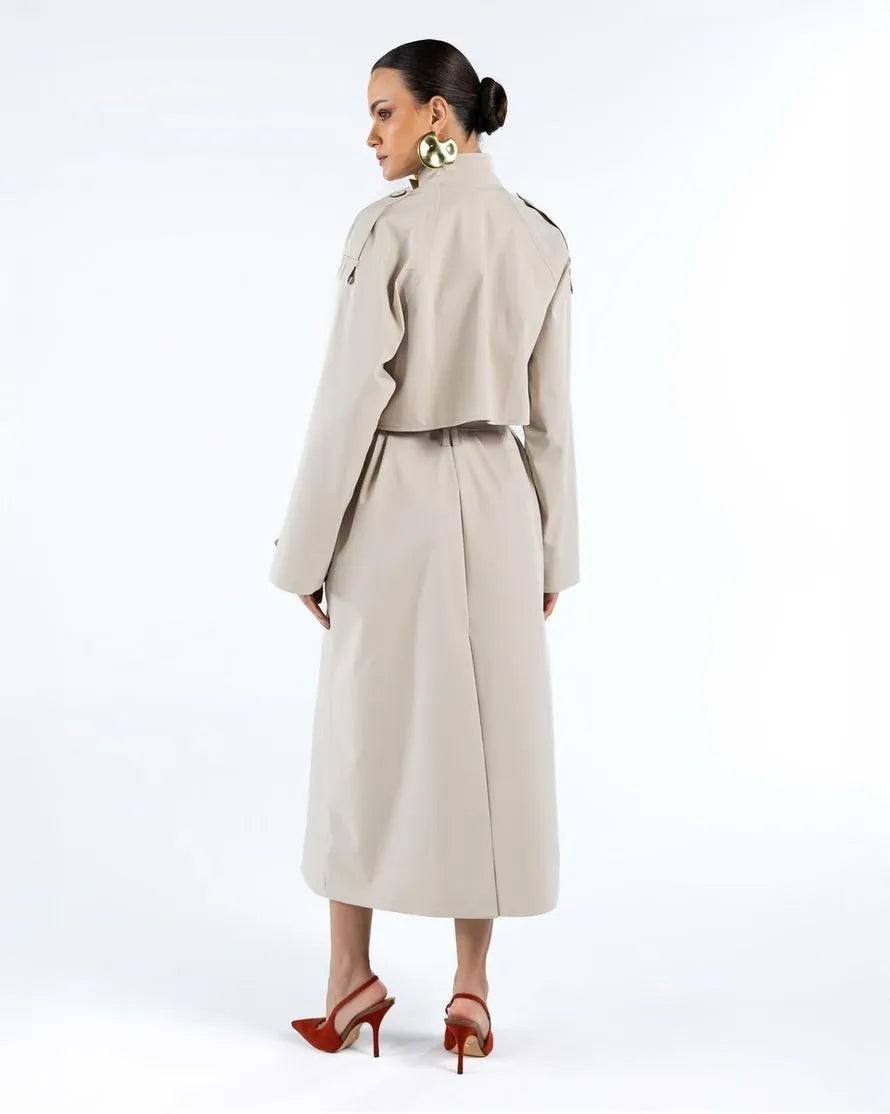 ANF Beige Trench Coat