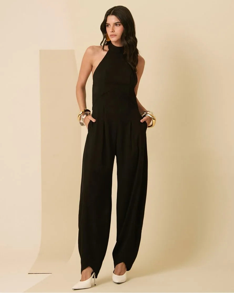 ANF Tailored Black Jumpsuit