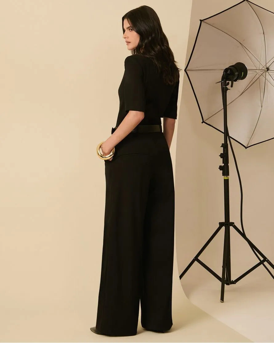 ANF Chic Black Jumpsuit