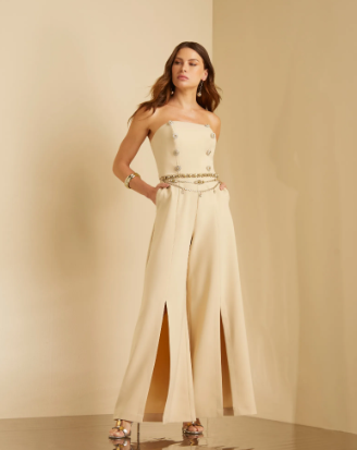 IP Crystal Glow Tailored Jumpsuit