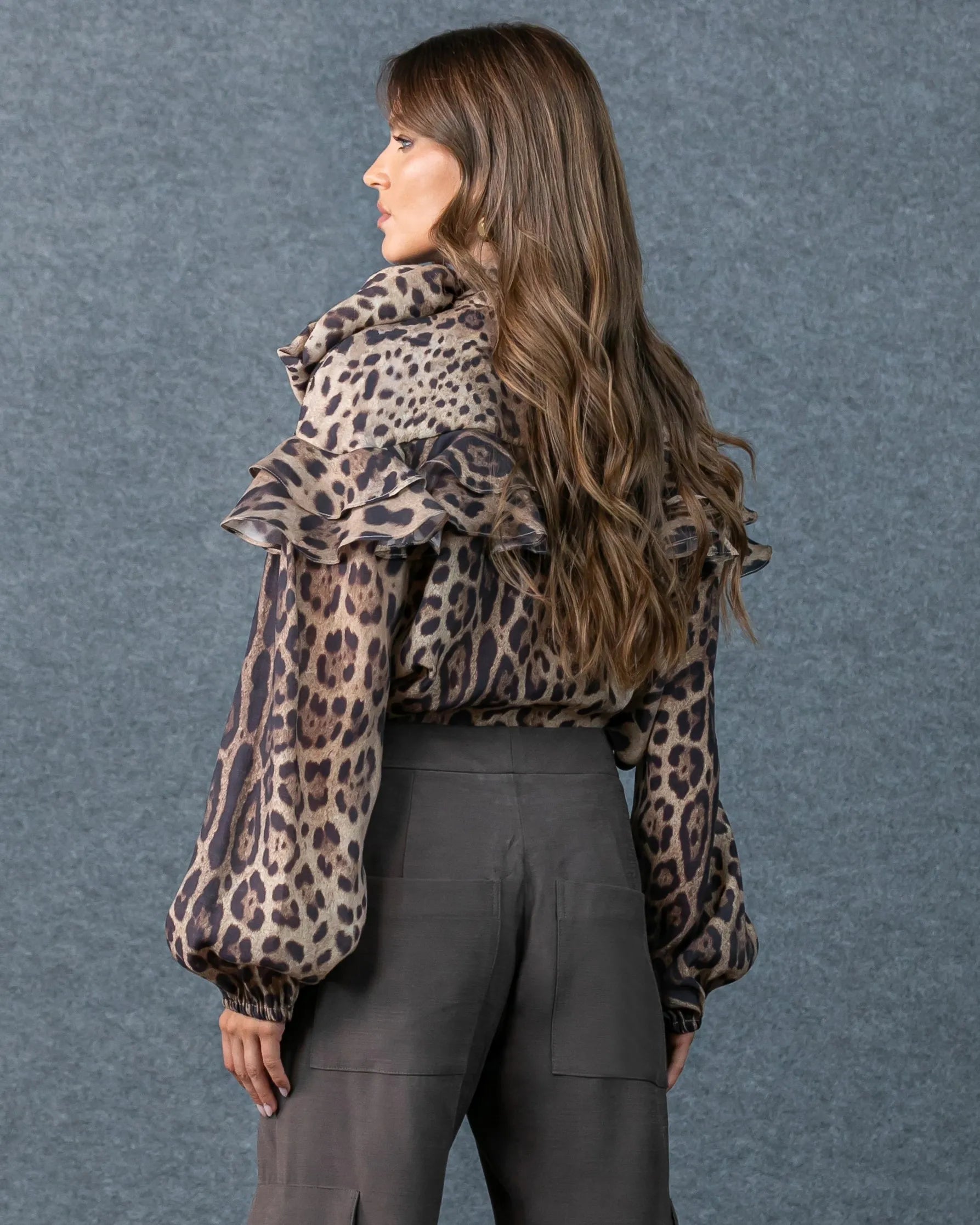 ANF Animal Print Blouse