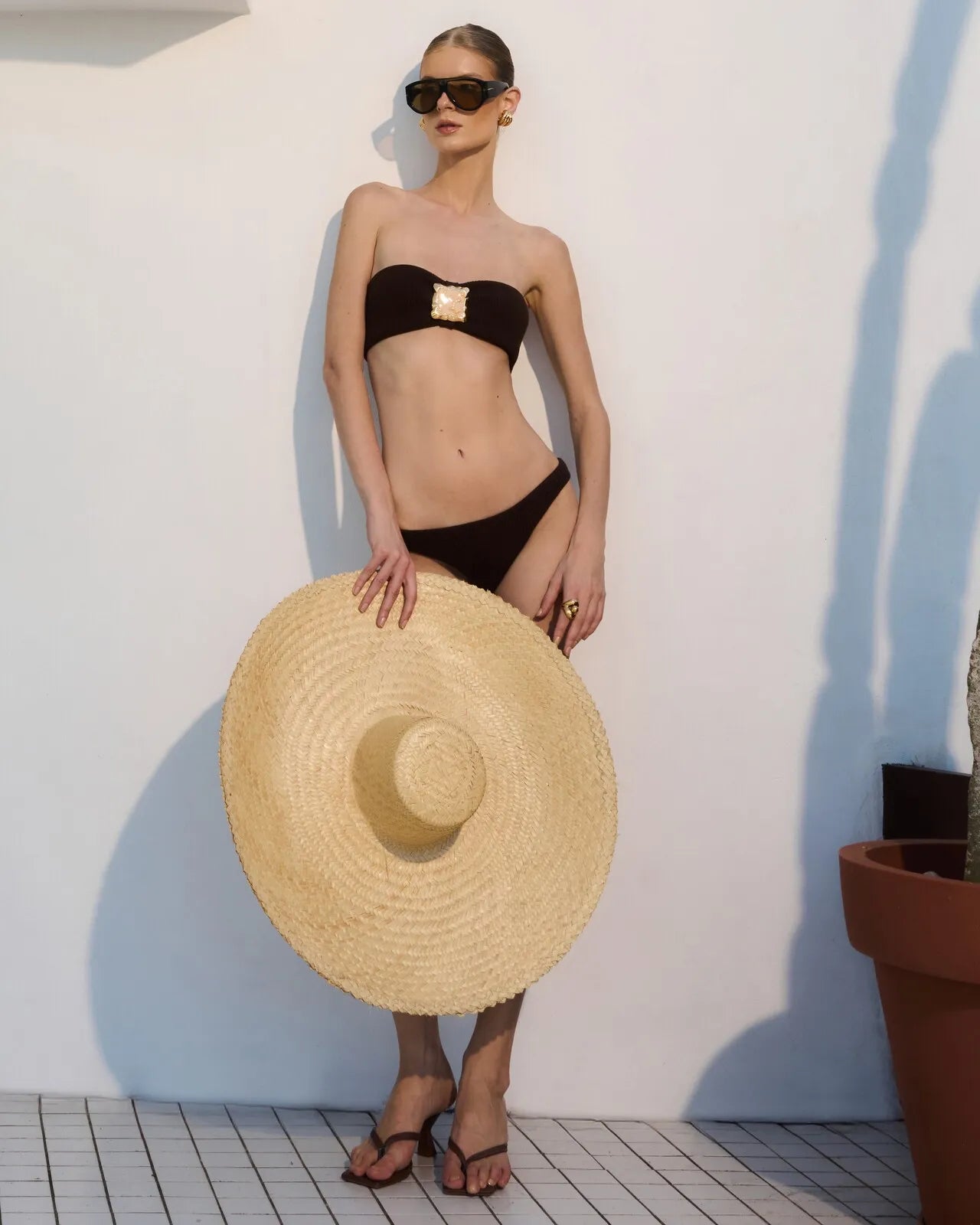 ANF Knit Brown Bikini