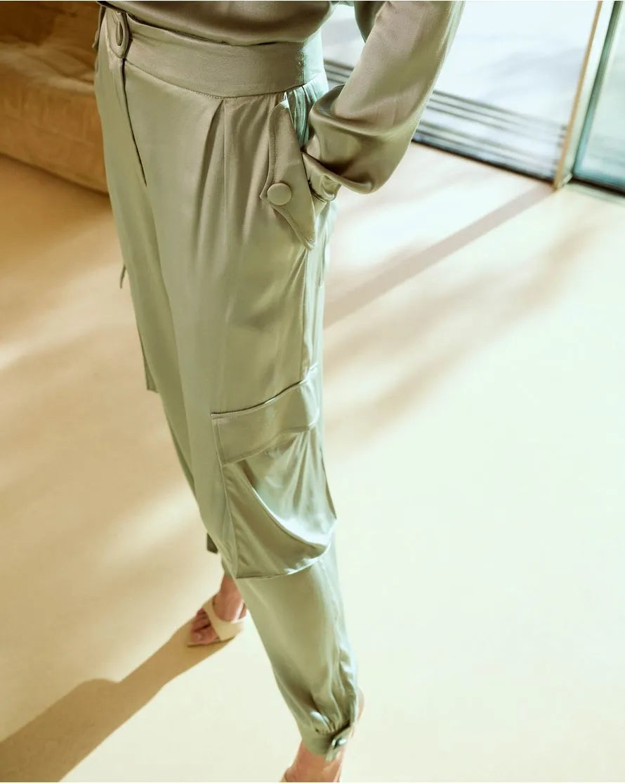 ANF Satin Mint Cypress Set