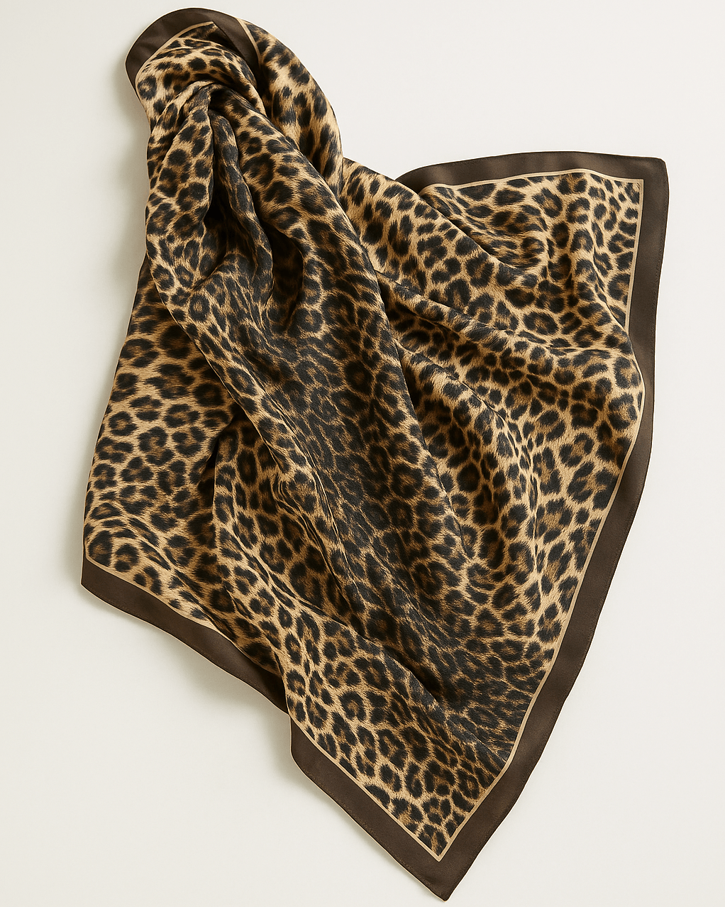 ANF Leopard Silk Scarf