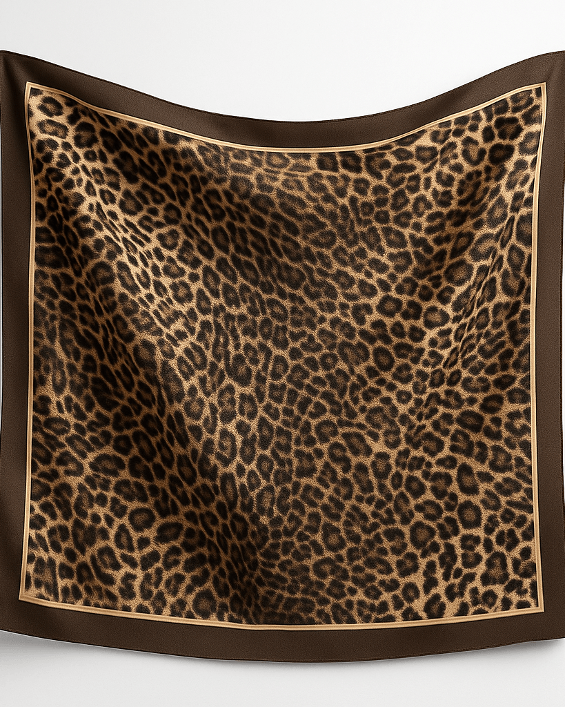 ANF Leopard Silk Scarf
