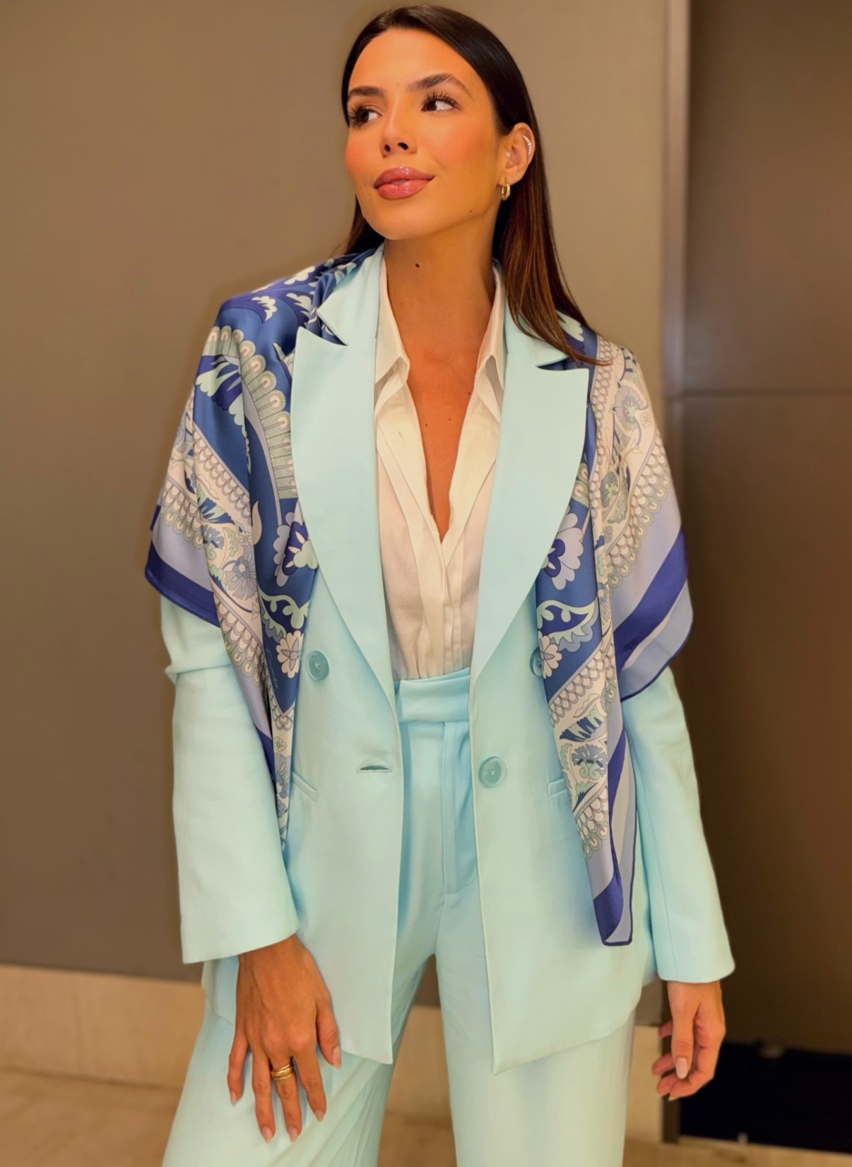 ANF Blue Amalfi Scarf