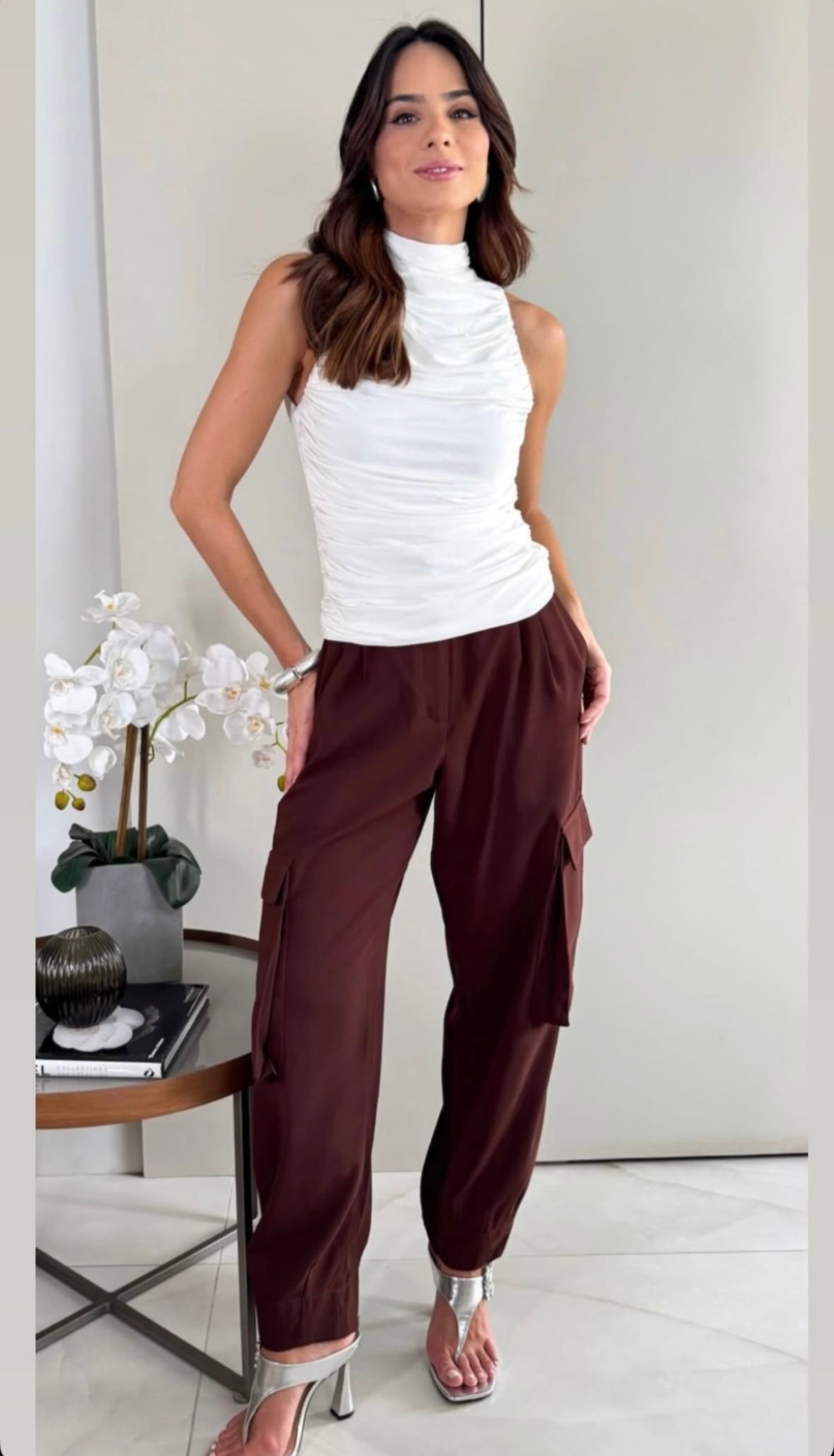 ANF Cargo Brown Pants