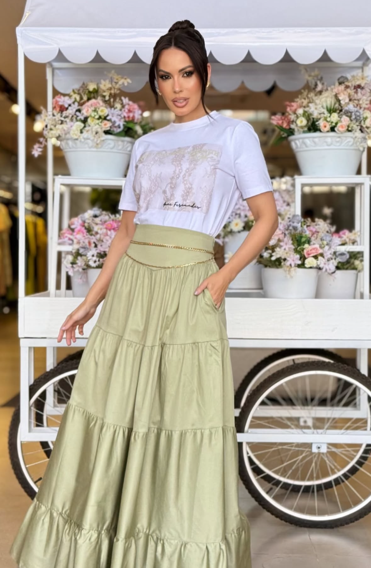 ANF Style Lace T-Shirt