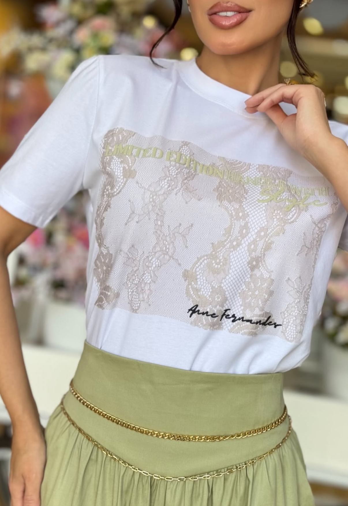 ANF Style Lace T-Shirt