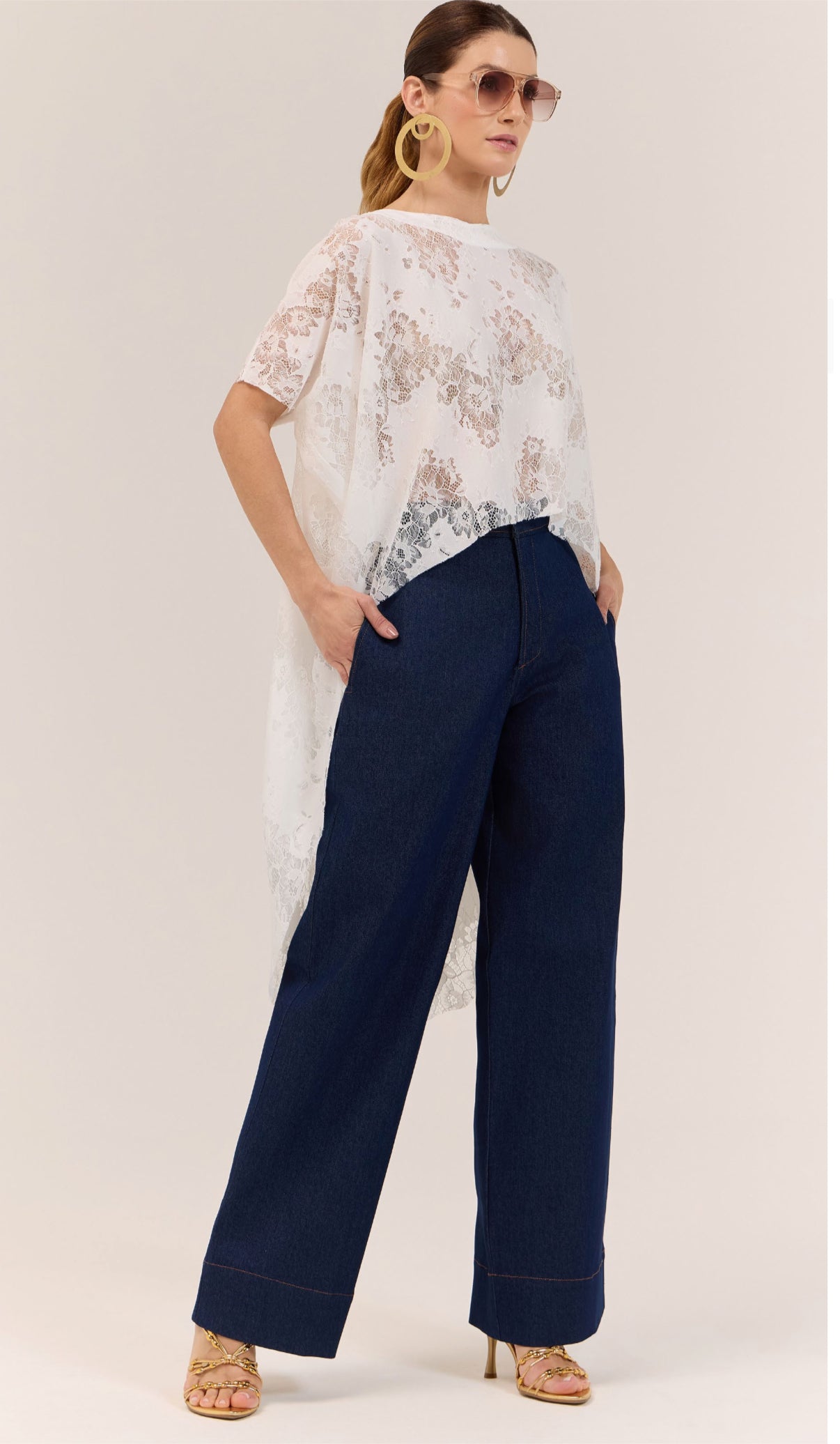STRSS Straight Blue Denim Pants