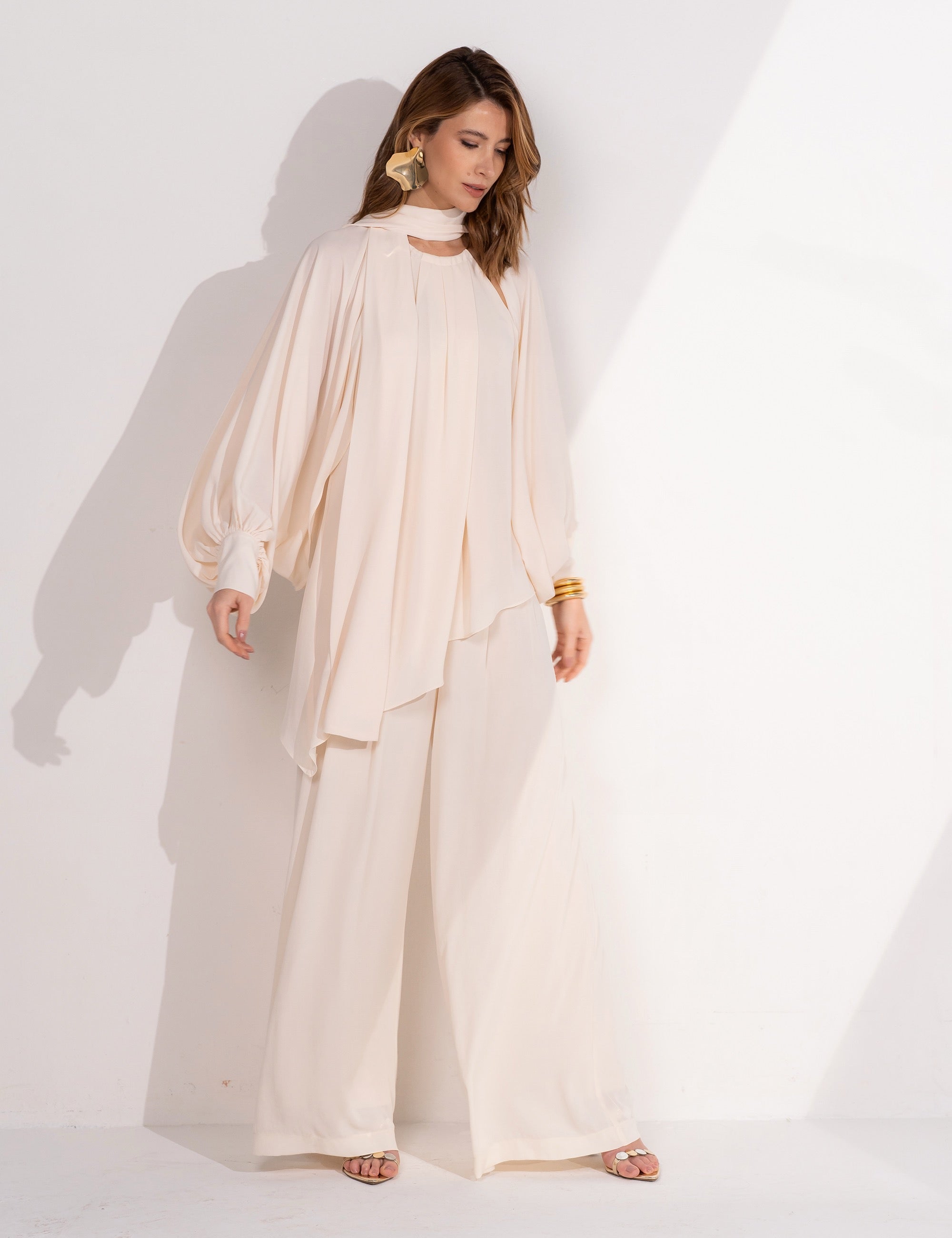 UC Tabata Cape Blouse