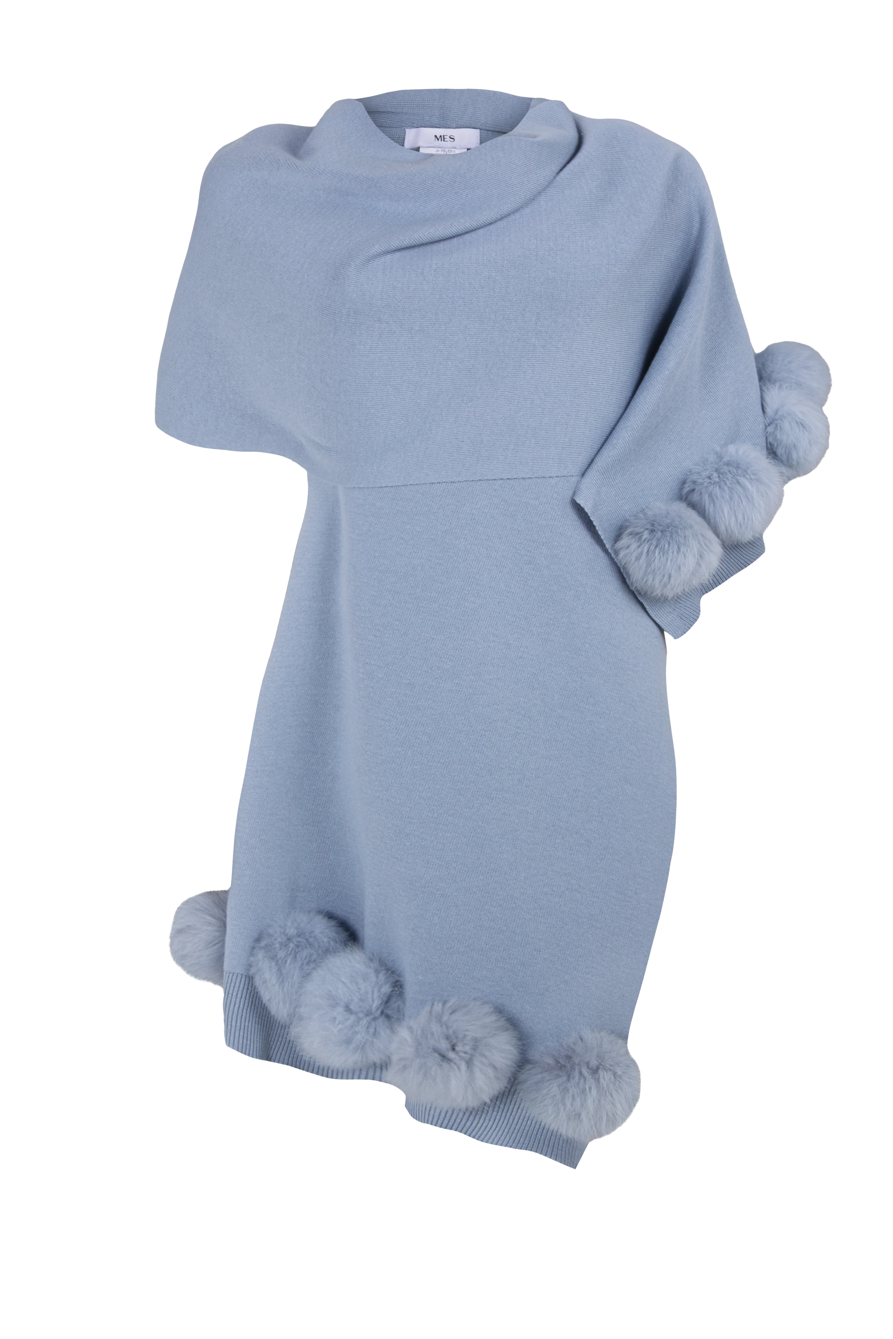 MES United Shawl Blue Denim