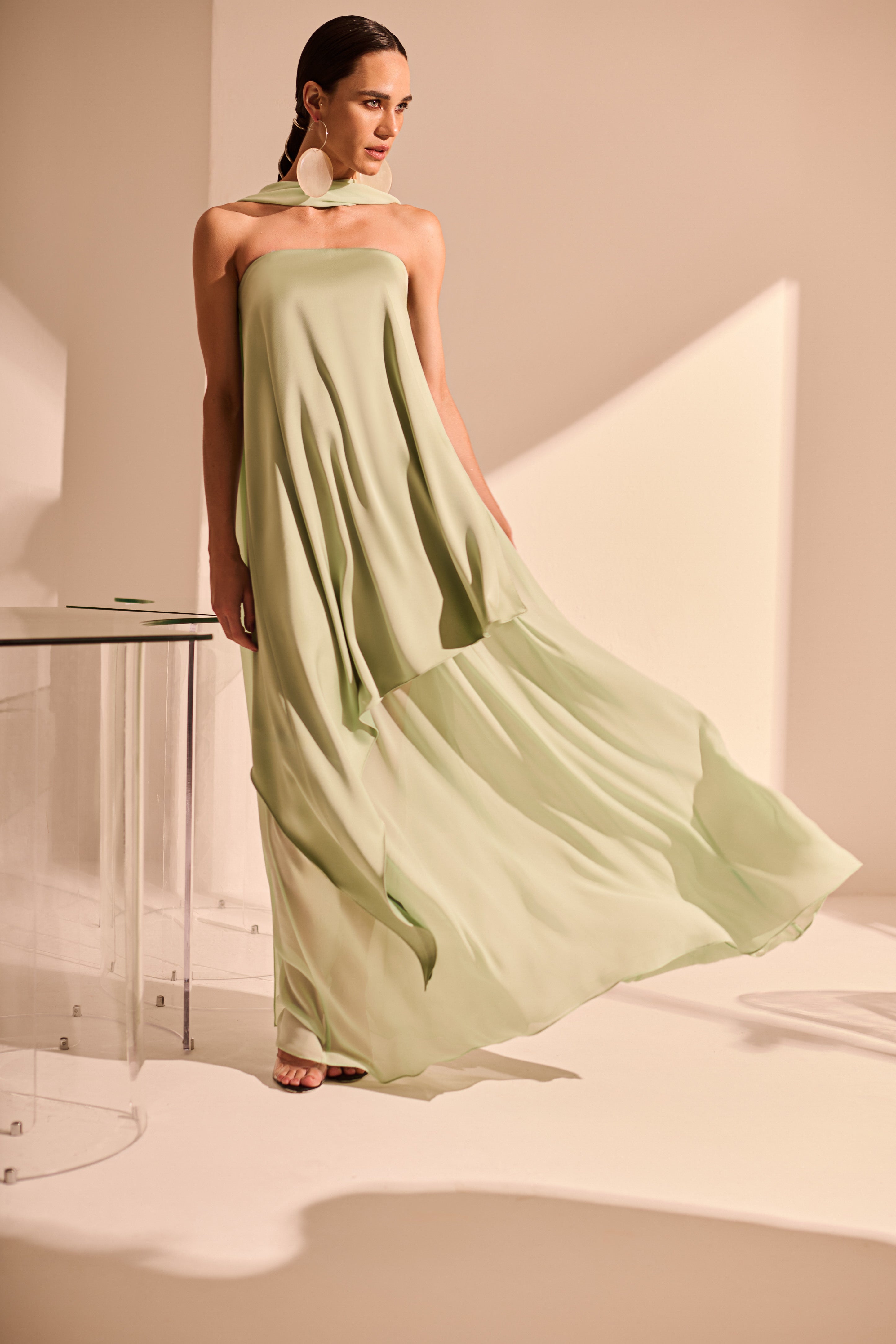 RS Giselle Mint Long Dress