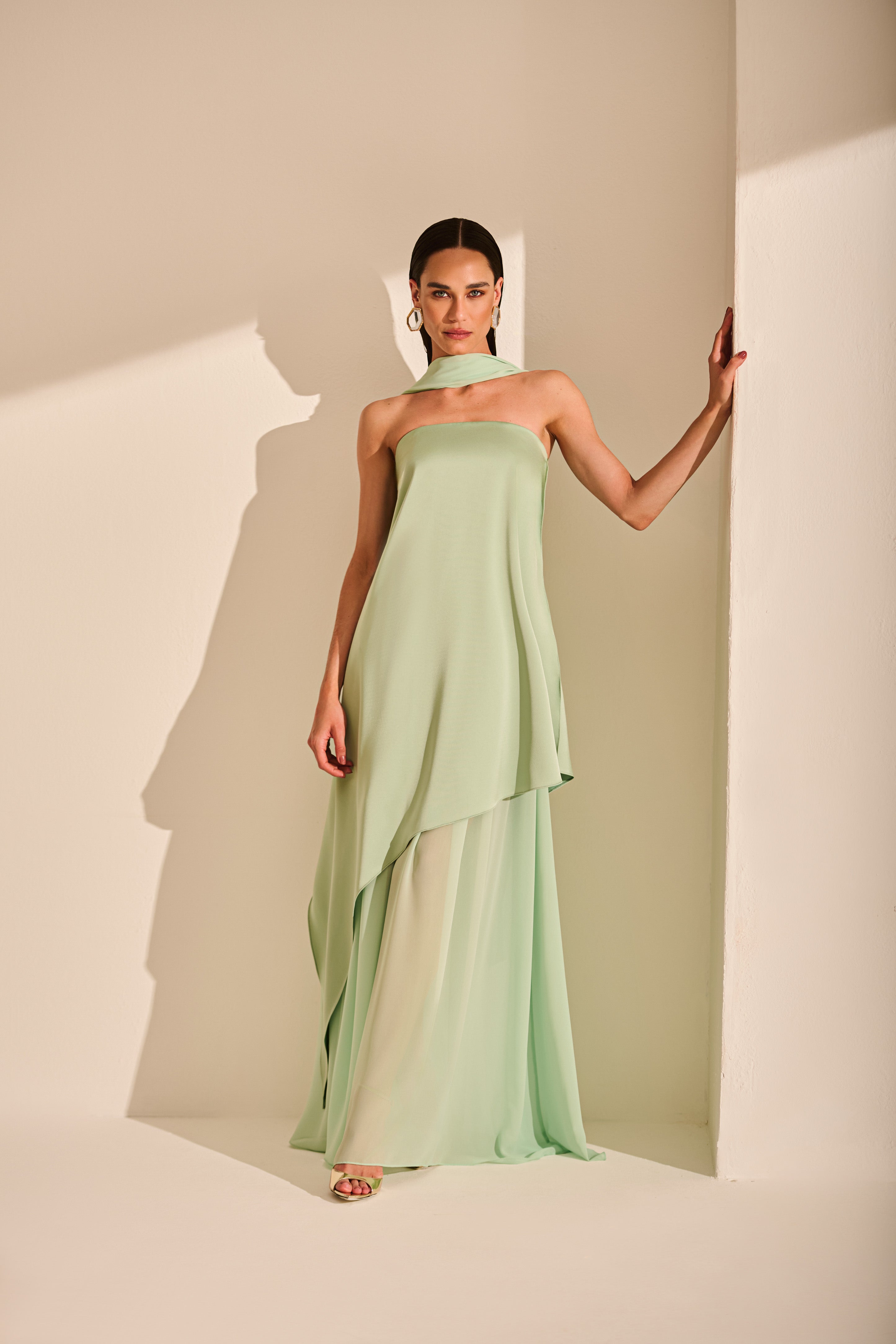RS Giselle Mint Long Dress