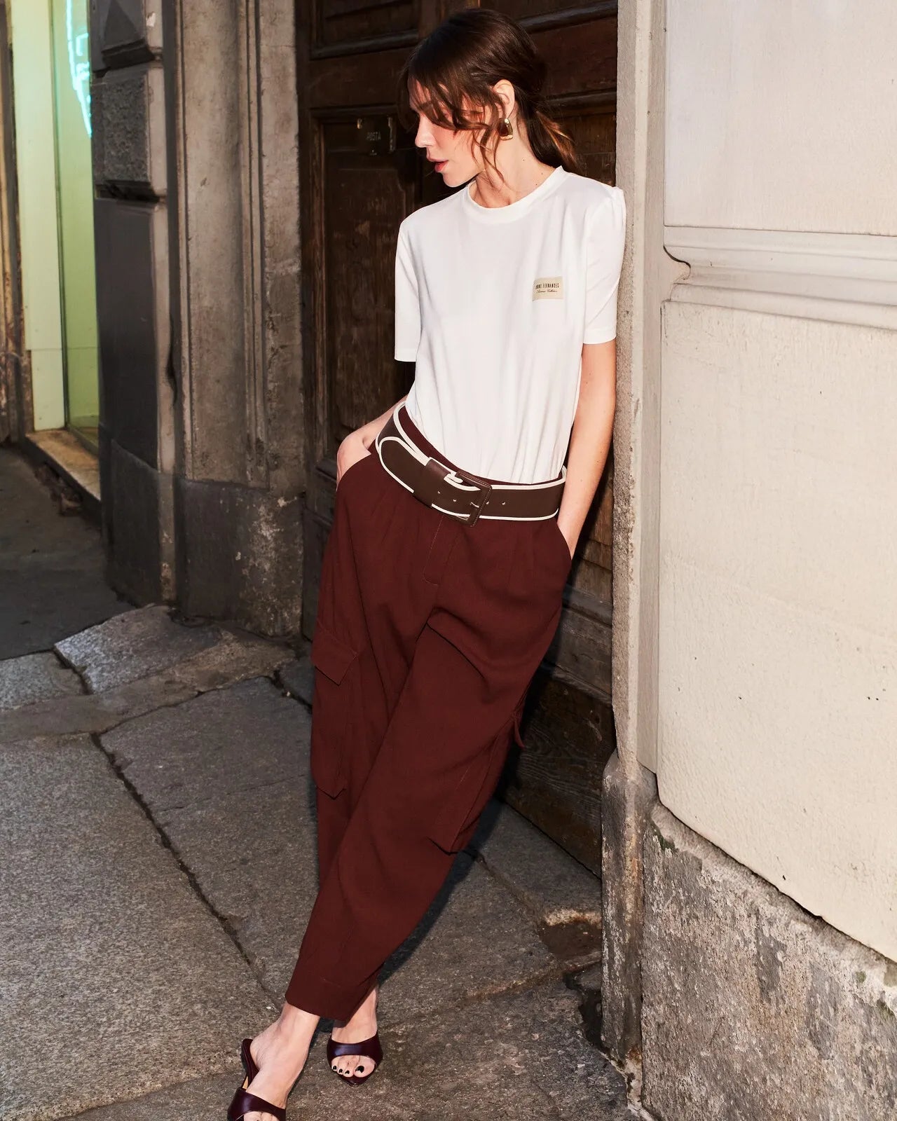 ANF Cargo Brown Pants