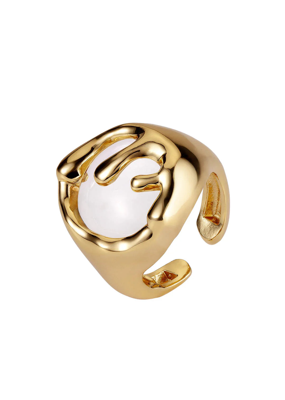 BHP Organic Ring Immerse Gold
