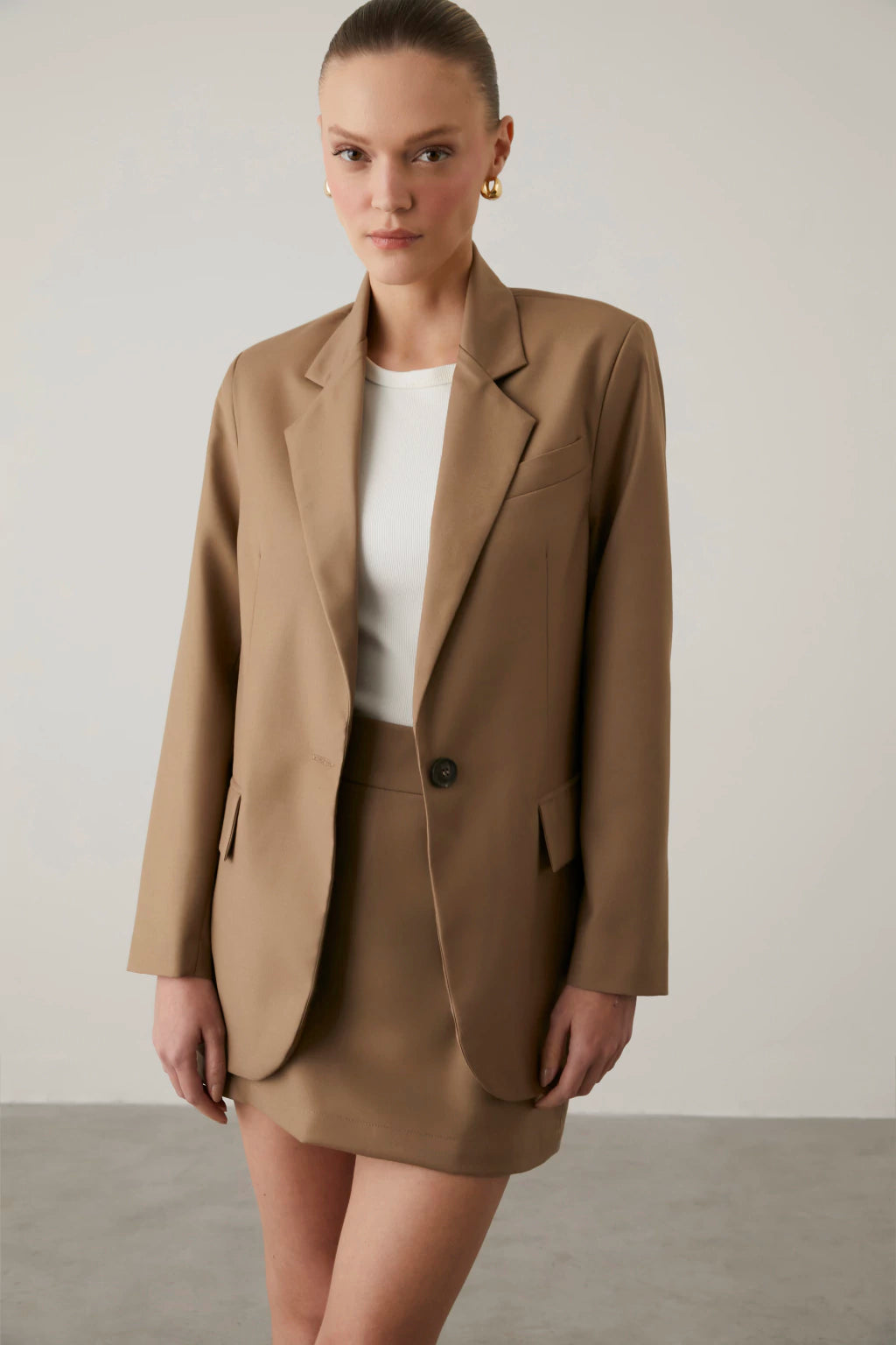 CLM Dani Taupe Blazer