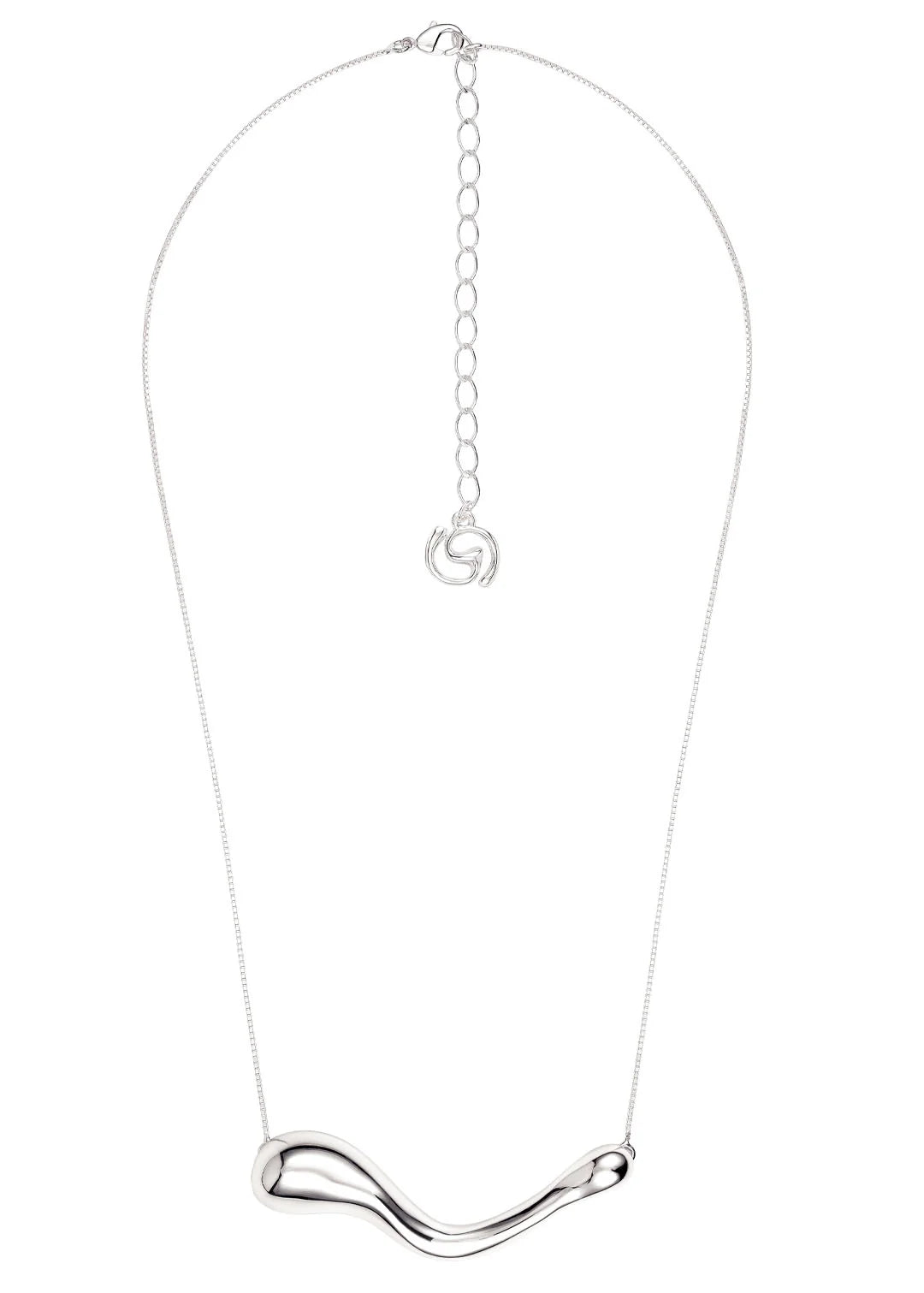 BHP Organic Short Necklace Imersa Silver