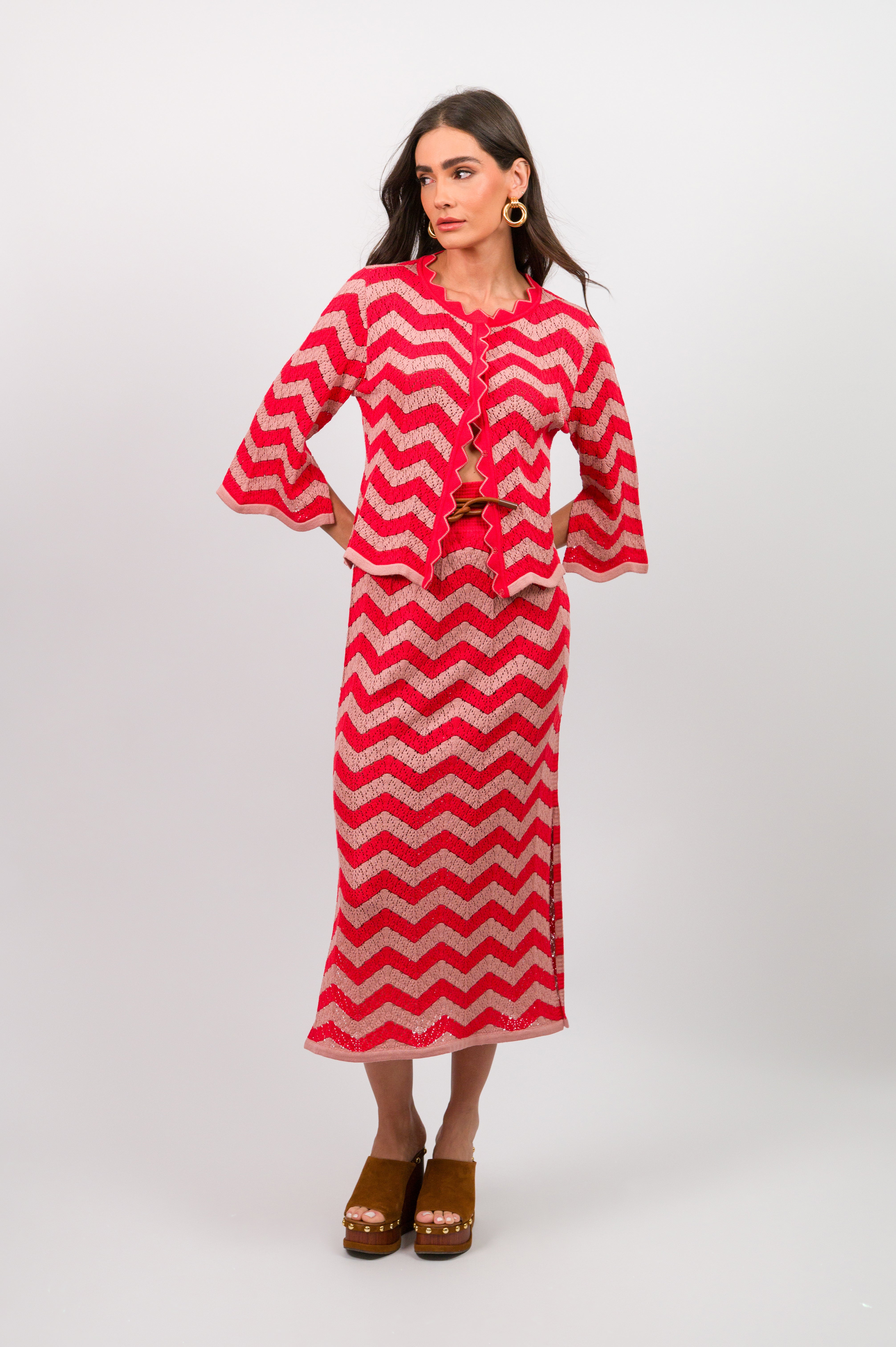 CCP Eloise Knit Midi Skirt
