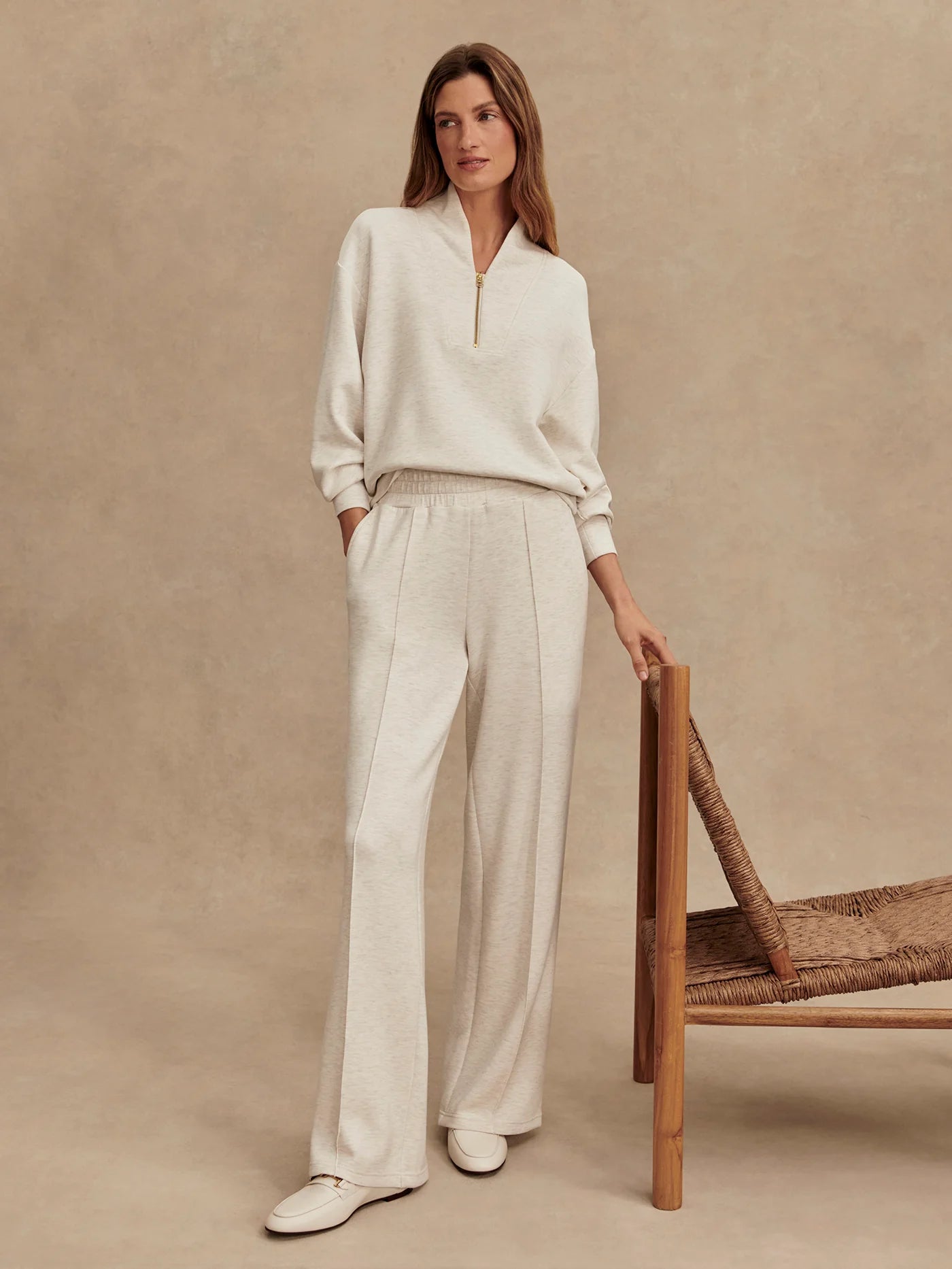 VLY The Extra Wide Leg Pants Ivory