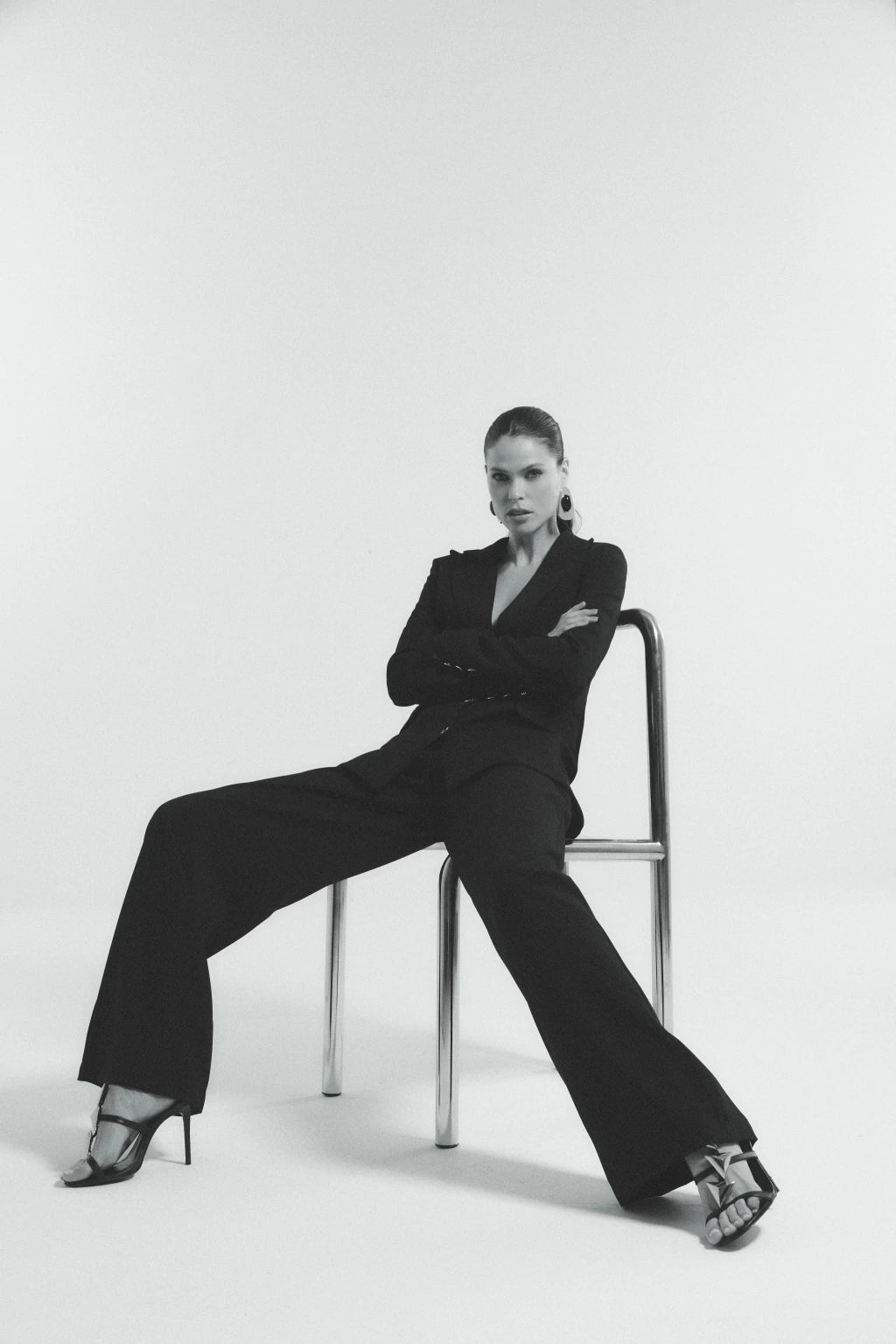 CLDX Tailored Brown Blazer Set