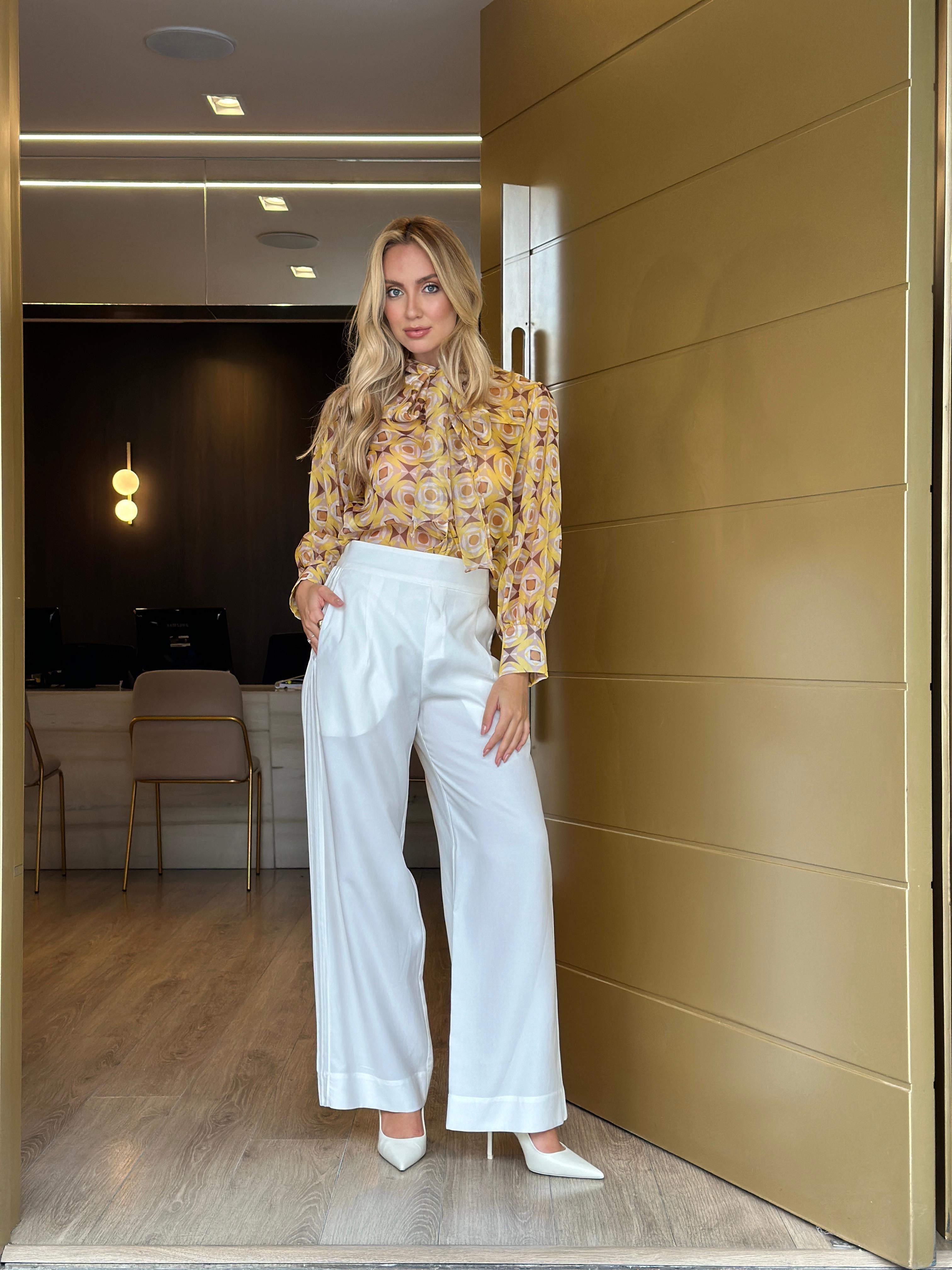 STRSS Crystal Yellow Silk Shirt
